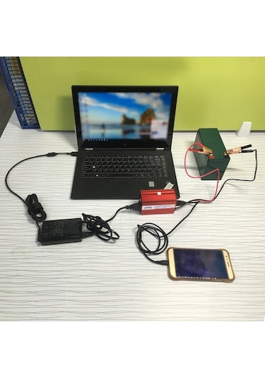 Novahub 150w Araç Inverter Dc 12v Ac 220v 3.1a Çift Usb Taşınabilir Ab Priz