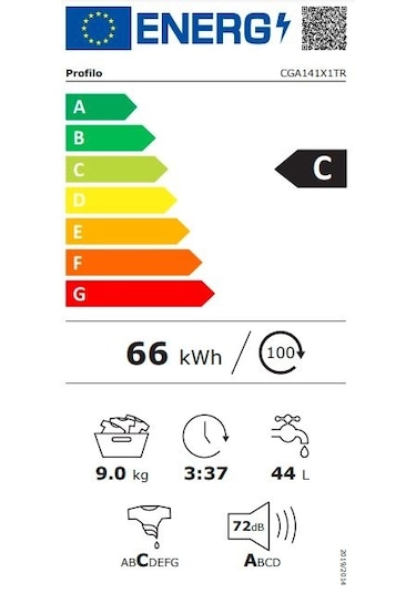 Profilo CGA242X1TR 1200 Devir 9 KG Çamaşır Makinesi