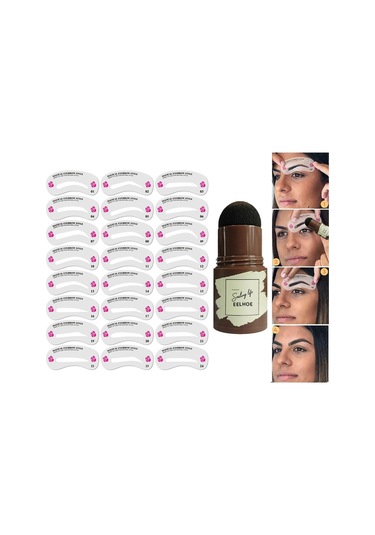 Suntek Kaş Pudrası Damga Şekillendirme Kiti, Kaş Şablonları