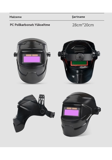 Güneşle Çalışan Otomatik Işık Ürünleri, Başa Çıkan Kaynak Maskesi