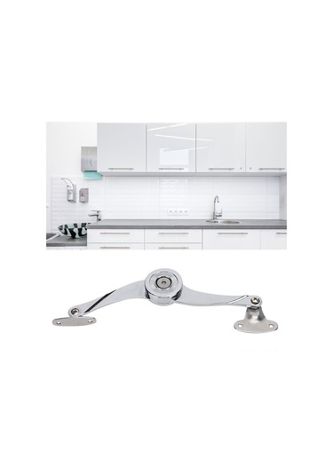 Folinda Zink Alaşımlı Ağır Duty Gazlı Dayanak, Dolap Kapakları İçin Açıkta Tutabilir, 20kg Yük Taşıma, Manuel Kurulum, Pause Özelliği Diğer