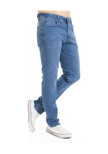 Yeni Sezon Erkek Dört Mevsimlik Likralı Regular Tam Kalıp Düz Paça Fermuarlı Yüksek Kaliteli Kot Pantolon 720-Açık Mavi Yeni Sezon Erkek Dört Mevsimlik Likralı Regular Tam Kalıp Düz Paça Fermuarlı Yüksek Kaliteli Kot Pantolon 720-Açık Mavi