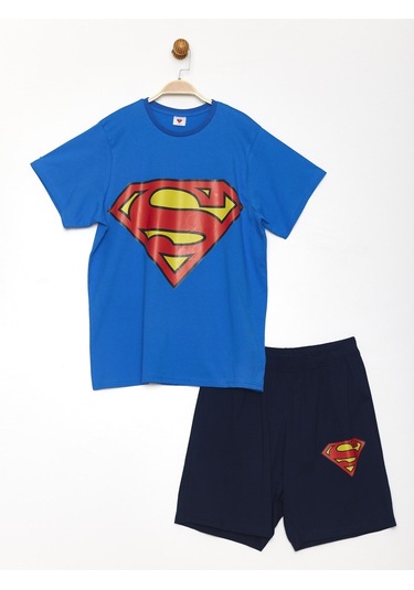 Supermen Erkek Çocuk Pijama Takım 19593 001