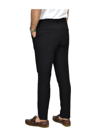 Pandonim Erkek Jogger Regular Fit Kanvas Pantolon 110 Bgl-st04766 Siyah