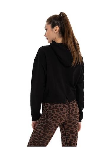 Inguz Kapüşonlu Hoodie Siyah