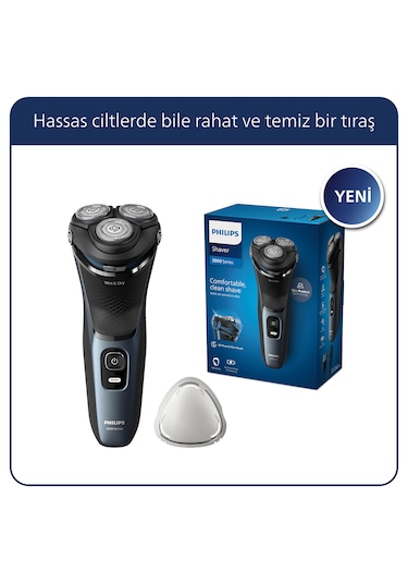 Philips 3000 Serisi Islak & Kuru Elektrikli Tıraş Makinesi - S3144/00