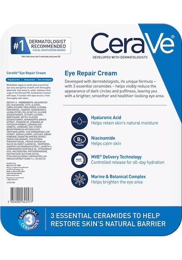 Cerave Onarıcı Göz Kremi Seti 2 Parça 2x14.2gr