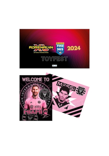 Panini Adrenalyn Fifa 365 - 2024 Official Trading Card Futbolcu Kartları Etiketi 16 Paket