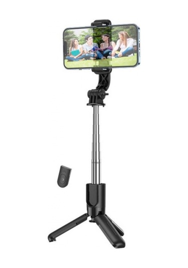 Hoco K17 Bluetooth Uzaktan Kontrol Selfie Çubuğu Tripod Mini Canl