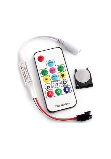 Ir Rgb Led Şerit Dc5v Şerit Işık Kontrol Cihazı İçin 14 Tuşlu Uza