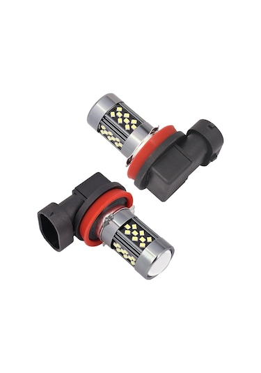 Sones 1 Çift H11 12v 7w Sürekli Araba Led Sis Farı Turuncu Işık