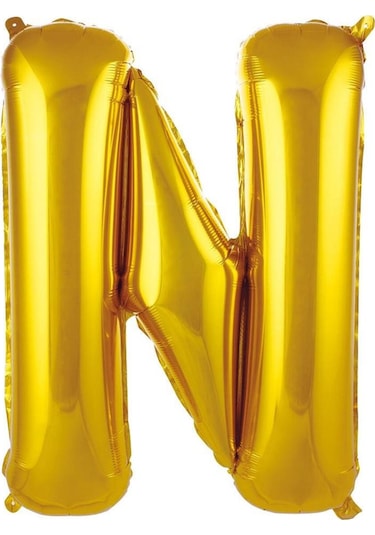 Folyo Harf Balon Gold Renk 40 İnc 100 Cm Helyum Uyumlu N