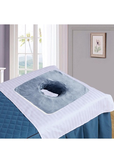 Dolıty Spa Havlusu Yüz Deliği Ile Yıkanabilir Cilt Için Mavi