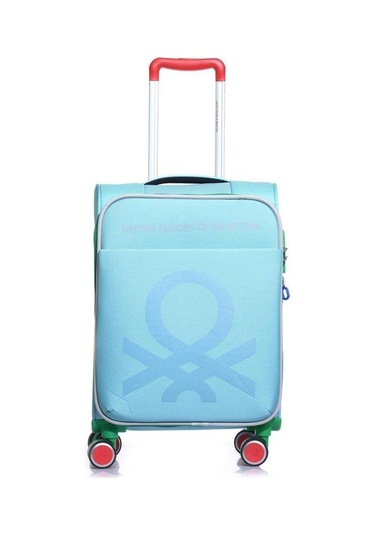 United Colors Of Benetton Ultra Light Hafif Lüx Kumaş Orta Boy Valiz Turkuaz Bnt2100 Turkuaz