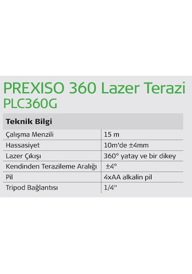 Leica Prexiso Plc360g Çizgi Lazeri
