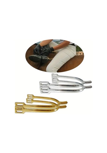 Elmpaly Erkek Kovboy Çizmeleri İçin Altın Rengi Mahmuz, Binicilik Ve Batı Stili Altın