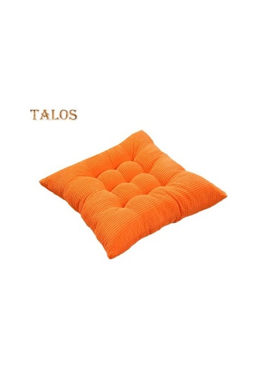 Turuncu Bellek Köpük Kaymaz Sandalye Minderi Tokalı Sabit Ribaund Pamuk Dolgu Yumuşak Rahat Koltuk Minderi