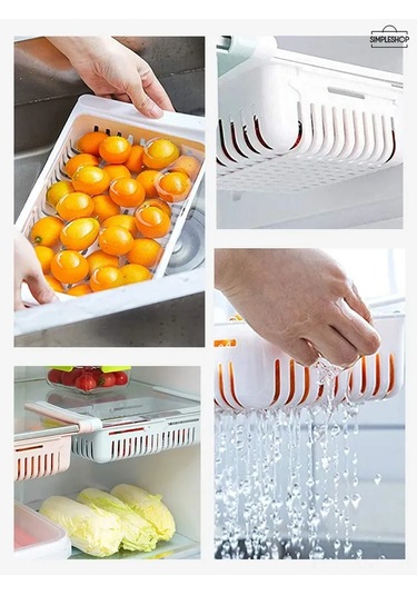 Ximistore9 Romao Genişleyebilir Buzdolabı Depolama Kutusu - 3500 Ml, Yemek/ Kozmetik İçin, Taze Tutucu, Donuk/ Bulaşık Makinesi Uyumlu, Dayanıklı Polipropilen Beyaz