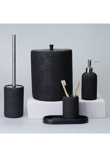 Natural Çöp Kovası Klasik Siyah