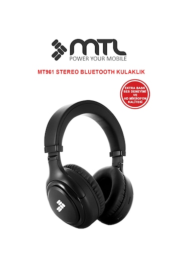 Kablosuz Stereo Kulaklık - Extra Bass Ve Katlanabilir Tasarım Ios Ve Android Uyumlu