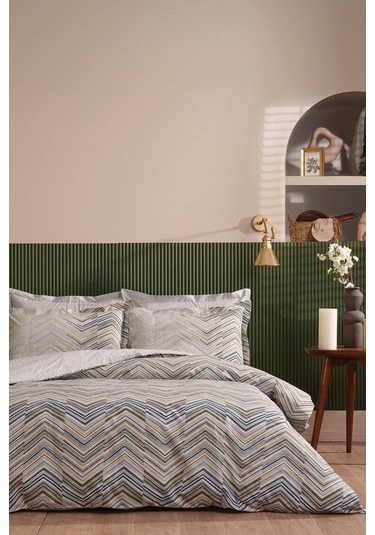 Puffy Rolf Çift Kişilik Ranforce Nevresim Takımı - Gri Gri