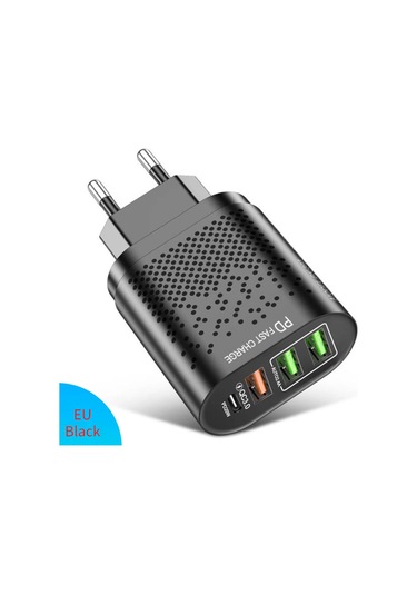 Lovebay 4 Portlu Pd 20w + Qc3.0 Usb C Hızlı Şarj Adaptörü İphone Uyumlu Xiaomi Samsung Huawei Ildistribütör Garantili