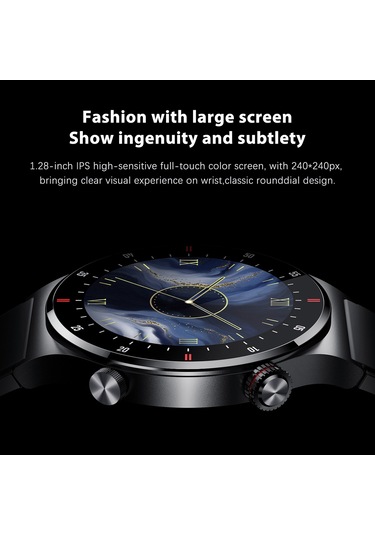 Tenfowee 1.28" Ips Ekran Ip67 Su Geçirmez Silikon Akıllı Saat (İthalatçı Garantili)
