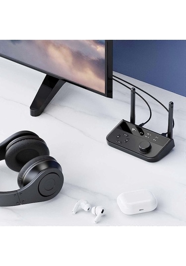 Cordial Bluetooth 5.3 Verici Alıcı Stereo Müzik Ses Adaptörü Ev Tv Pc 1m