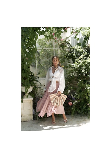 Lyra Oversize Ekru Gömlek ekru