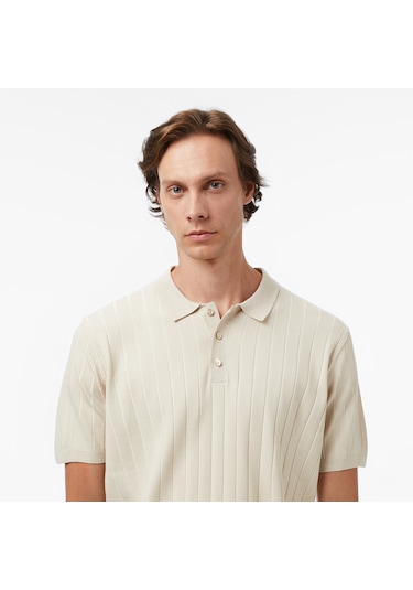 Nautica Erkek Bej Classic Fit Kazak Düz S57307t Bej