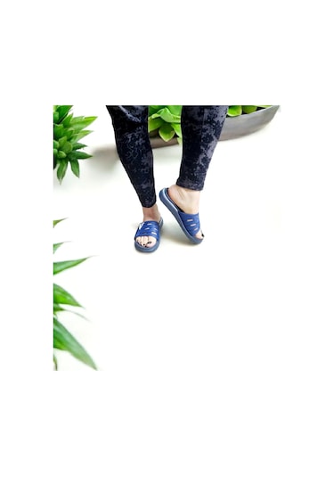 Günlük Rahat Taban Eva V Deniz,havuz.plaj Terliği Lacivert
