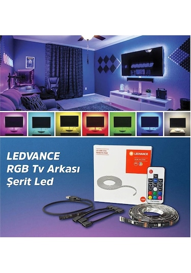 Ledvance Tv Arkası Rgb Şerit Led 2,5M