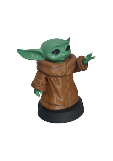 Baby Yoda Grogu Figür Biblo 3d Baskı Özel Üretim