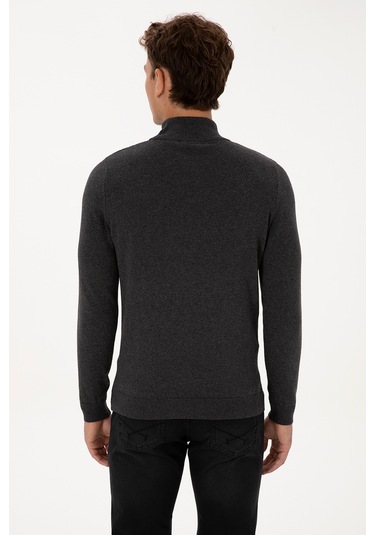 U.s. Polo Assn. Erkek Antrasit Melanj Kazak /triko 50307783-vr081 Antrasit Melanj