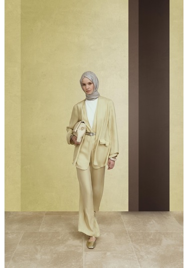 Armine Dökümlü Cupra Takım 25y6037 Limon Sarı