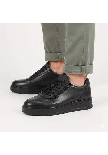 Libero 5576 Hakiki Deri Erkek Ayakkabı Siyah
