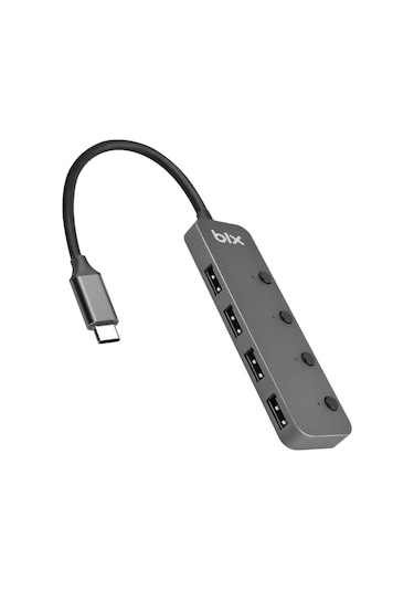 Bix BX20HB 5Gbps Type-C to USB 3.2 Gen1 4 Port Hub Çoklayıcı