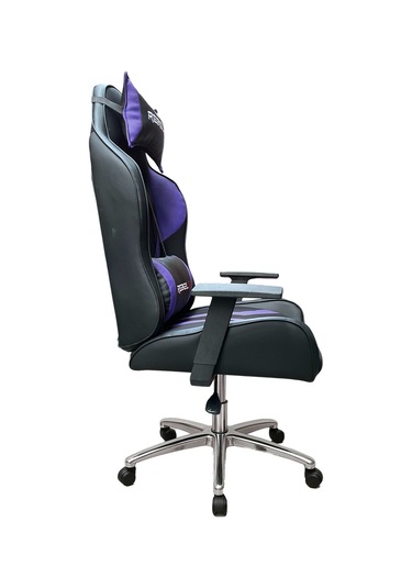 Oyuncu Koltuğu Basic Krom Ayak Mavi Renk