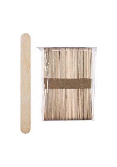 Periboia 50 Li Ahşap Meybuz Dondurma Çubuğu Dil Çubuğu Dar 11 X 1 Renkli