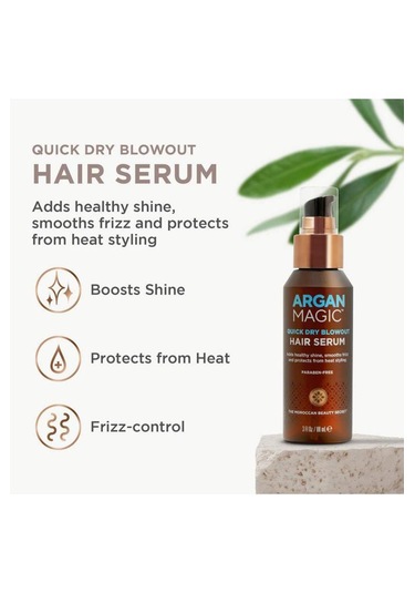 Argan Magic Hızlı Kurutmaya Karşı Koruyucu Saç Serumu 88ML