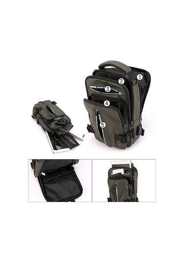 Haoshuai Hs1100-13 Omuz Çantası - Gri Standart