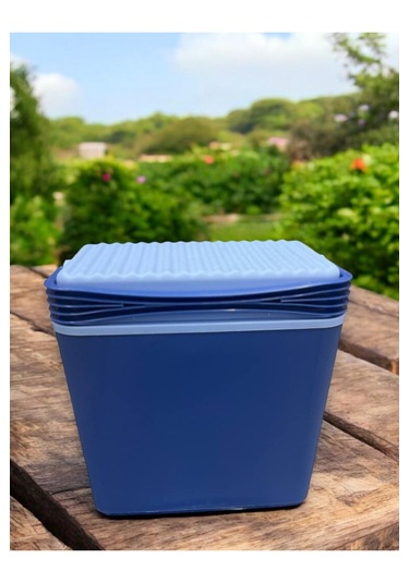 Blue Safari Buzluk 24 Lt Coolbox Taşınabilir Soğutucu Mavi - Yeşil