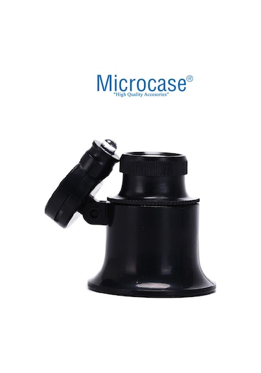 Microcase Saatçi Tamirci Göz Büyüteci 20X Işıklı Siyah - Al2450