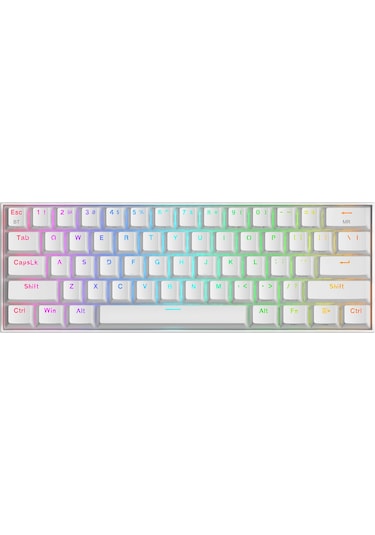 Redragon K530 Draconic Red Switch %60 Compact Kablosuz RGB Mekanik Oyuncu Klavye