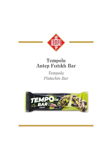 Tempolu Antep Fıstıklı Bar 30 G X 12 Adet