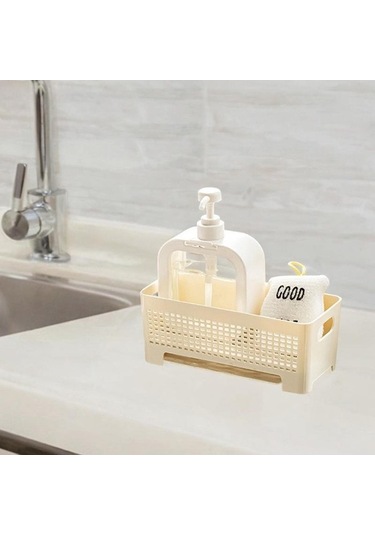 Pazly Suntek Lavabo Sünger Tutucu Taşınabilir Bulaşık Deterjanı Gri - Pratik Gri