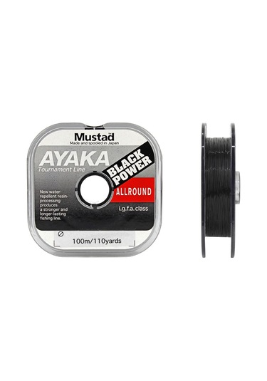 Mustad Ayaka Black Power Allround 0,14Mm 100Mt