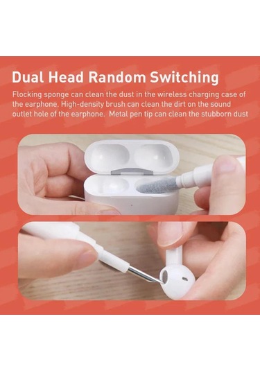 5 Fonksiyonlu Çok Amaçlı Teknolojik Cihaz Temizlik Fırçası Seti Klavye, Kulaklık, Telefon, Kamera Temizleme Aracı 1