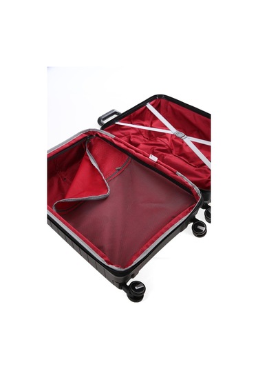 Ççs 5242 Polipropilen Körüklü Orta Boy Valiz-siyah Siyah