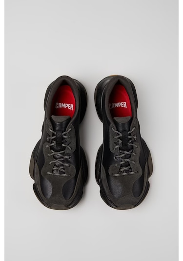 Camper Karst 2 Deri Ve Nubuk Erkek Spor Ayakkabı K101068-001 Siyah